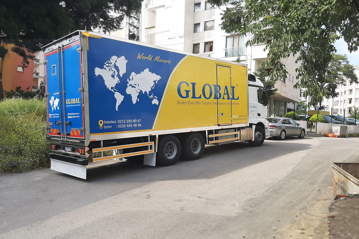 Global Nakliyat kurumsal taşıma tırı